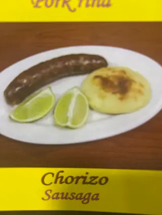 Arepa Con Chorizo