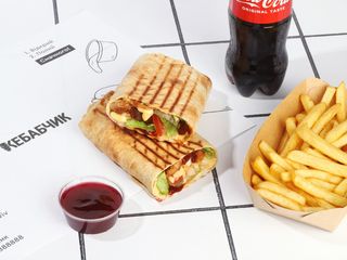 Комбо курячий кебаб BBQ