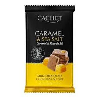 Шоколад Cachet Молочный С Морской Солью И Карамелью (300г)