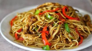 STIR FRY SPAGETTI X PEPPERED TURKEY 