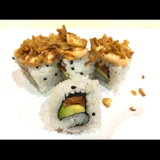 Uramaki salmón picante (4pzs.)