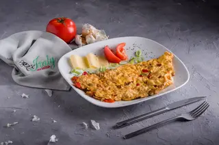 Omlet sa povrćem i sirom
