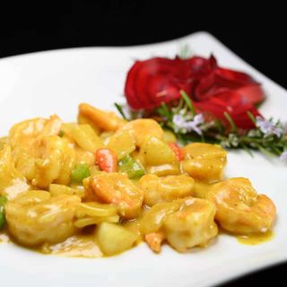 604 Gamberi al curry