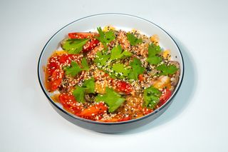 Теплый салат с баклажанами (400г)