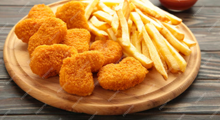 Nuggets De Pollo Con Patatas XXL