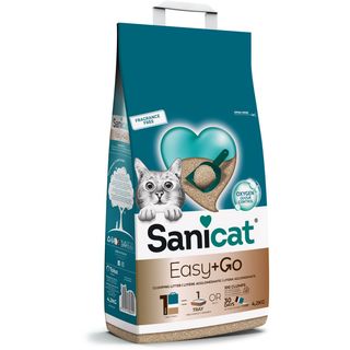 SANICAT EASY+GO grudvajući mineralni posip za mačke, bez mirisa, 4,2L (KOD PSANEZGO042K31)