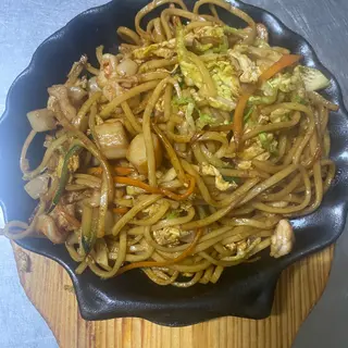 31 Pasta saltata di frutti di mare alla piastra