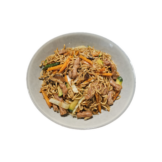 Yakisoba con ternera