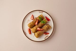 Блины с шоколадом