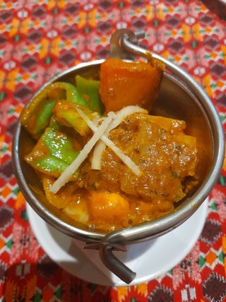 Platos Balti Con Gambas