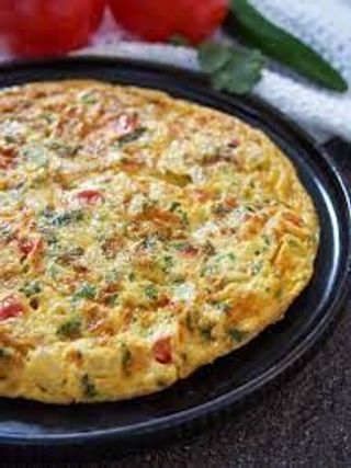 Omelette Khlii Avec Pain