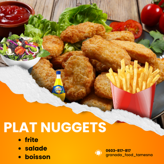 PLAT NUGGET+FRITES+BOISSON