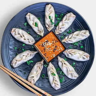 Steamed Momo de Vegetais