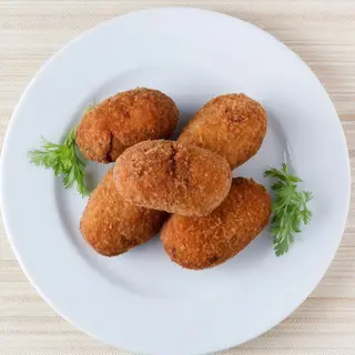 Croquetas de Queso Vegano y Puerros Caramelizados (5 Uds.)