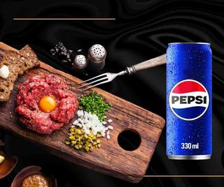 BIFTEC TARTAR + PEPSI DOZA