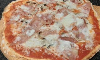 Prosciutto cotto e funghi