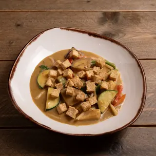 Curry Verde De Tofu Y Verduras