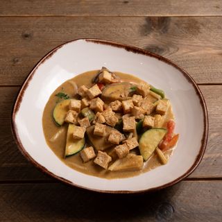 Curry Verde De Tofu Y Verduras