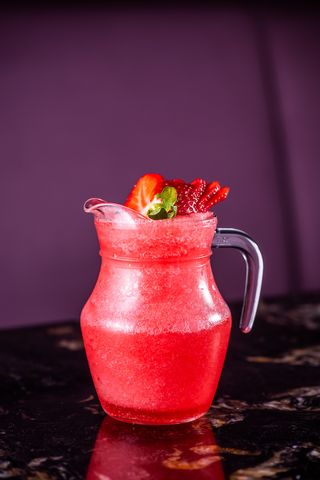 Icy Strawberry Juice
