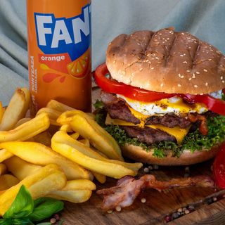 Комбо Бургер "Royal" Glovo