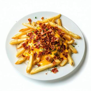 Cheese Bacon Fries (Ración)