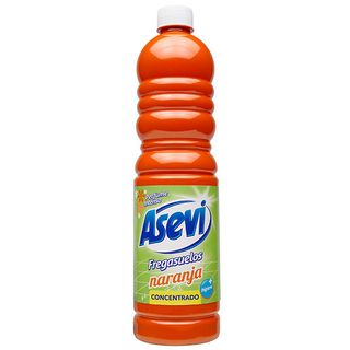 Fregasuelos Concentrado Asevi Aroma Naranja Botella 900 Ml