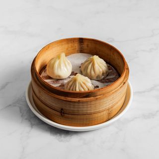 Panino al vapore ripieno di suino e cipollotti - 3 pezzi