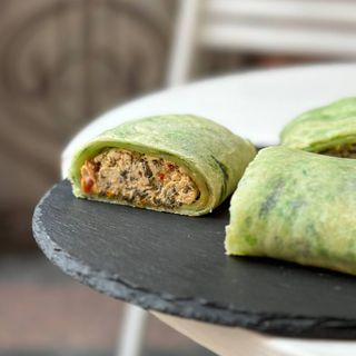 Штрудель шпинат-томати