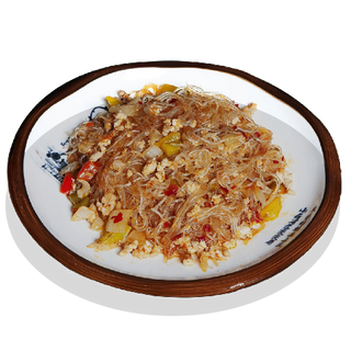 076. Spaghetti di soia in salsa piccante