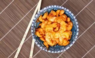 Gamberi con Anacardi