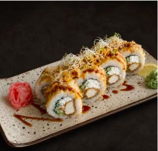 Roll Con Pollo Y Cebolla Crujiente 8 Pzs.