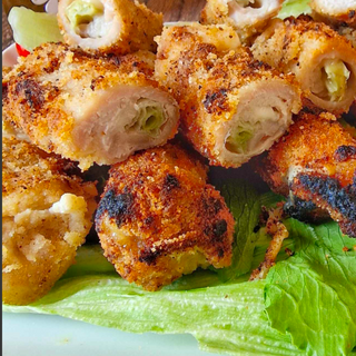 Panino con involtino di cipolla 