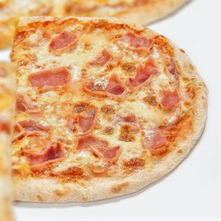 Pizza jamón York y queso (sin gluten)