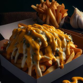 Patatas Carne Con queso (Grande)