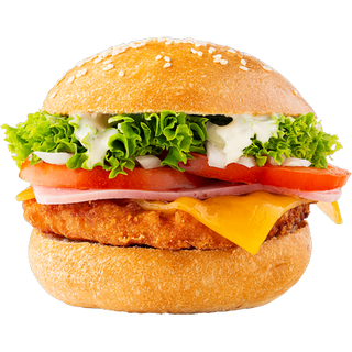 HAMBURGUESA POLLO REBOZADA, SÚPER