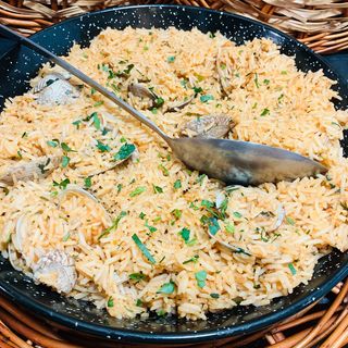 Arroz basmati con almejas (Individual)