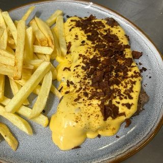 Bife de Lombo de Vaca na Grelha com Molho BBQ