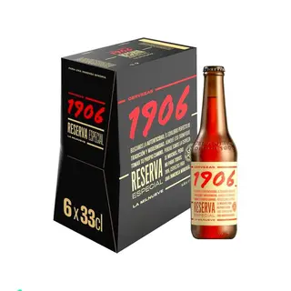Pack 6 Cerveza 1906 Botella 6 x (33 cl)