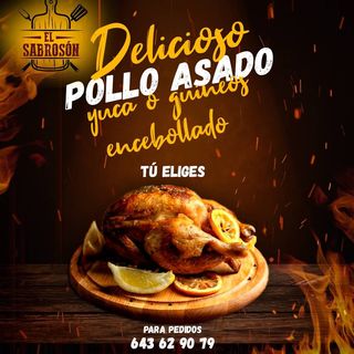 Pollo Entero Asado Solo