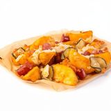 Картопляні дольки з ковбасками (210/30/20г)