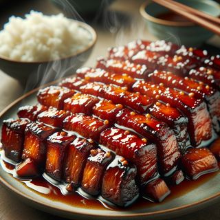 189. Cerdo Estilo Chino De Forma Cha Shao