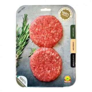Burger Meat Vacuno Halal (Sk) 200 Gr.