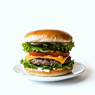 Hamburguesa sencilla