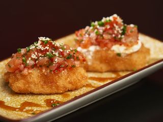 Crusty Rice Chili Salmon