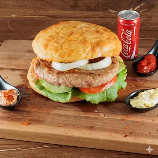 Jeftina pljeskavica + Coca Cola 0.33ml
