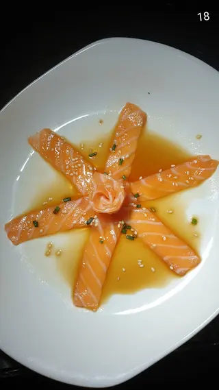 18. Carpaccio sake