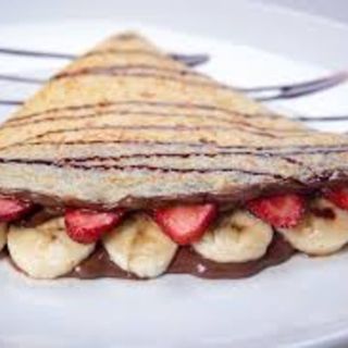 Crep Nutella, Banana y Fresa (Delivery)