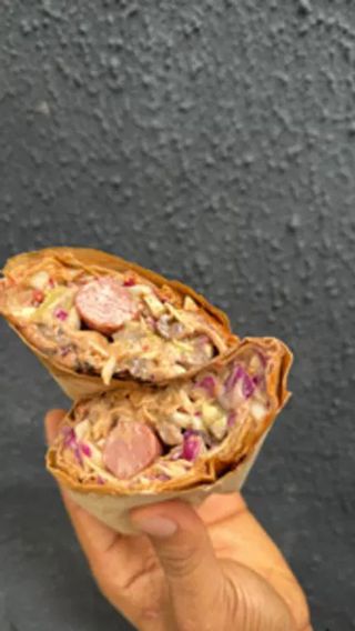 Chicken And Beef Sharwama with Sausage