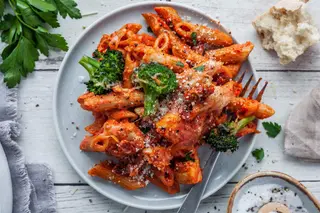 Penne Sauce Rouge Escalope
