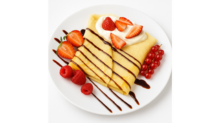 Naleśnik z Twarożkiem i Owocami